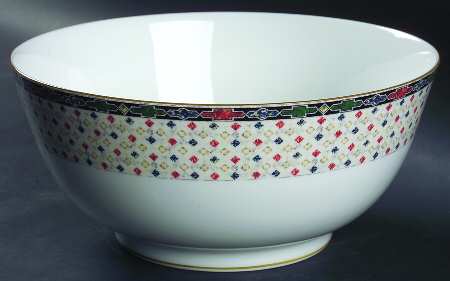Harlequin 10" Large Salad Serving Bowl