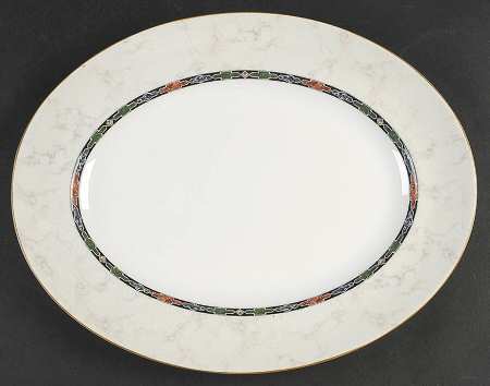 Harlequin 14" Oval Serving Platter