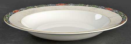 Harlequin Large Rim Soup Bowl