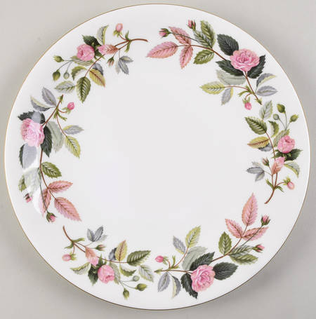 Hathaway Rose Coupe Luncheon Plate