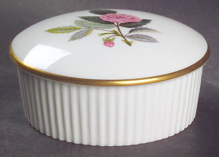 Hathaway Rose 3" Round Box & Lid