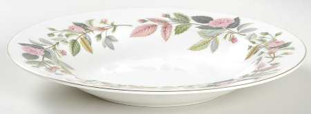Hathaway Rose Rim Soup Bowl