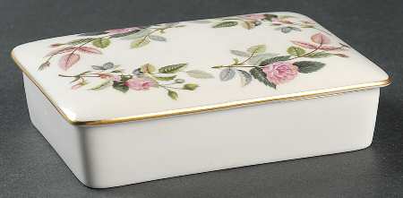 Hathaway Rose Cigarette Box & Lid