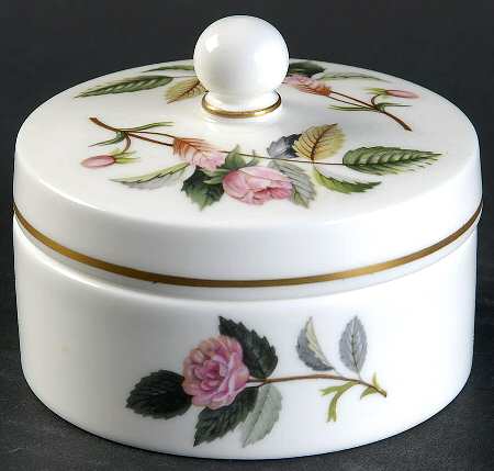 Hathaway Rose 3" Round Box & Lid