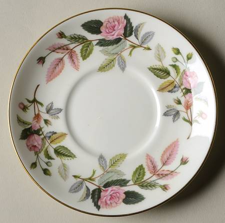 Hathaway Rose Saucer for Bond Shape Demitasse Cup