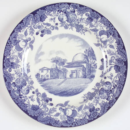 Harvard University Blue Dinner Plate