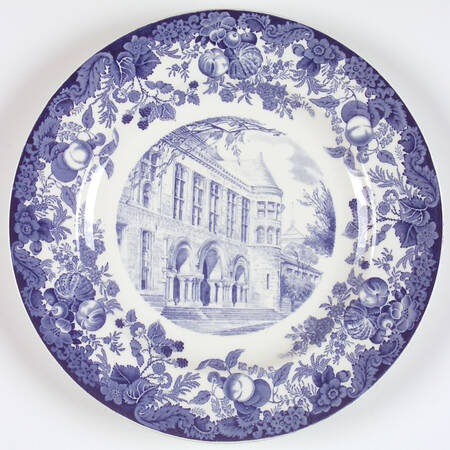 Harvard University Blue Dinner Plate