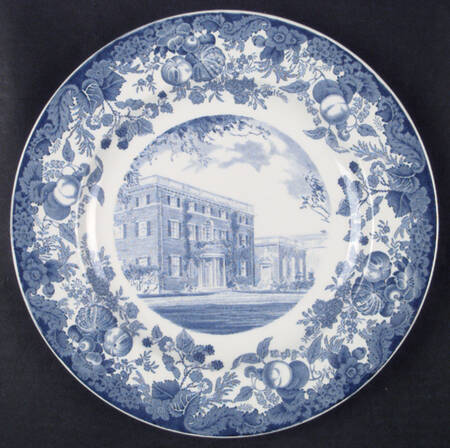 Harvard University Blue Dinner Plate