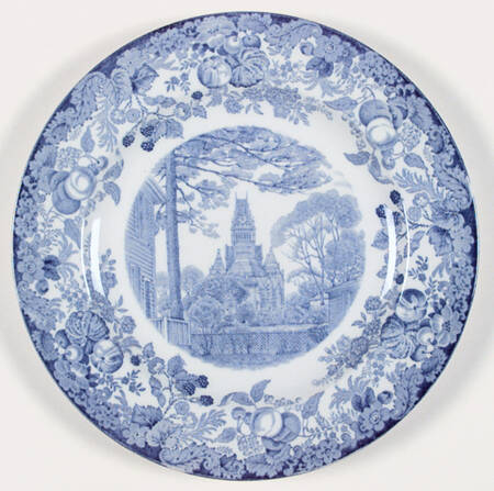 Harvard University Blue Dinner Plate