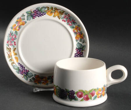 Hereford (Oven To Table) Flat Cup & Saucer Set