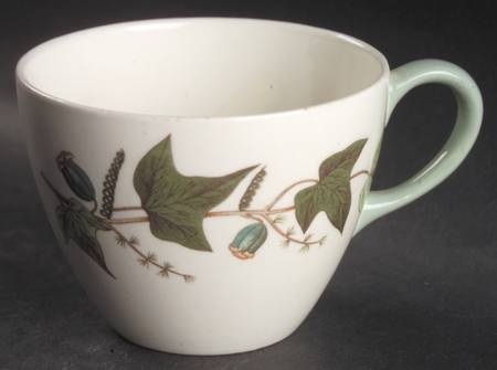 Hereford (Green Border) Flat Cup by Wedgwood