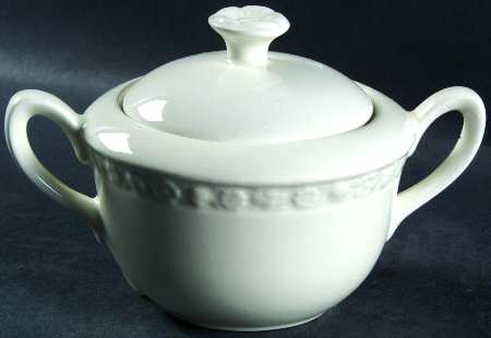 Hedge Rose Sugar Bowl & Lid