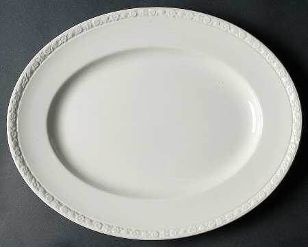 Hedge Rose 13" Oval Serving Platter