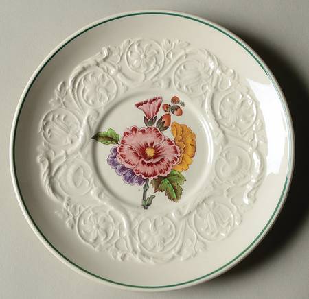 Hollyhock Saucer for Cream Soup Bowl