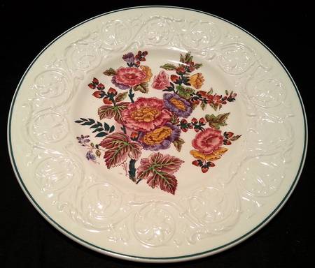 Hollyhock Luncheon Plate