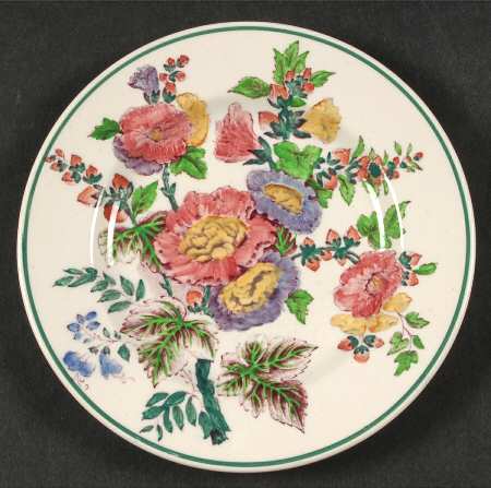 Hollyhock Bread & Butter Plate