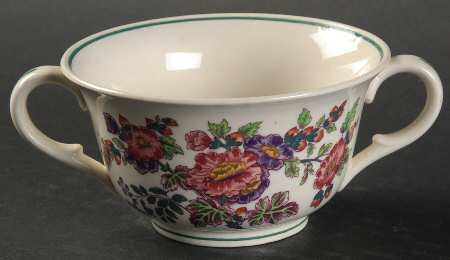Hollyhock Footed Bouillon Cup