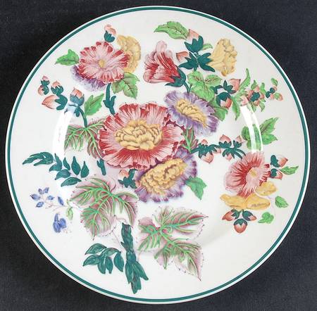 Hollyhock Salad Plate