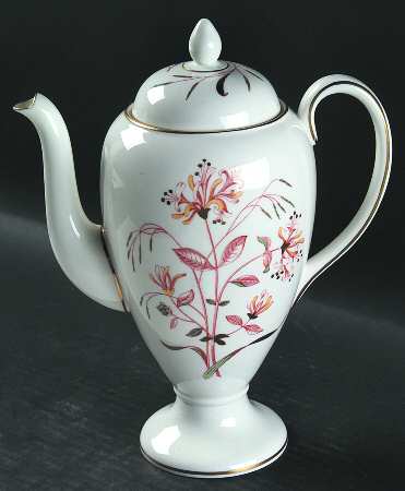 Honeysuckle Rust Coffee Pot & Lid