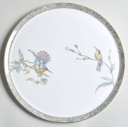 Humming Birds Round Torte Plate by Wedgwood