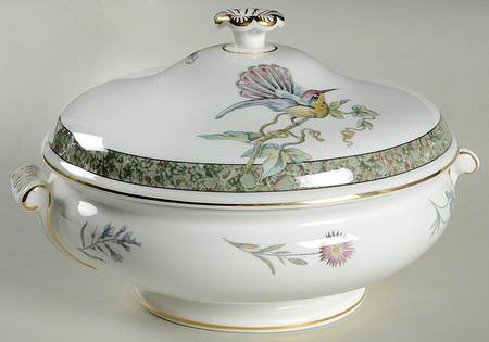 Humming Birds Round Covered Vegetable by Wedgwood