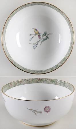 Humming Birds 8" Salad Serving Bowl