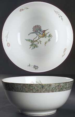 Humming Birds 9" Salad Serving Bowl