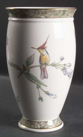 Humming Birds 8" Vase by Wedgwood
