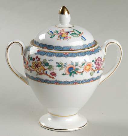 Huntingdon Globe Shape Sugar Bowl & Lid