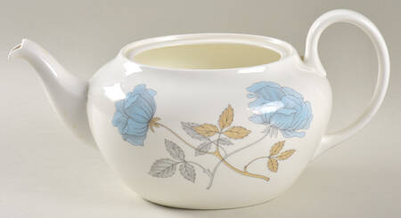 Ice Rose (No Trim) Teapot No Lid