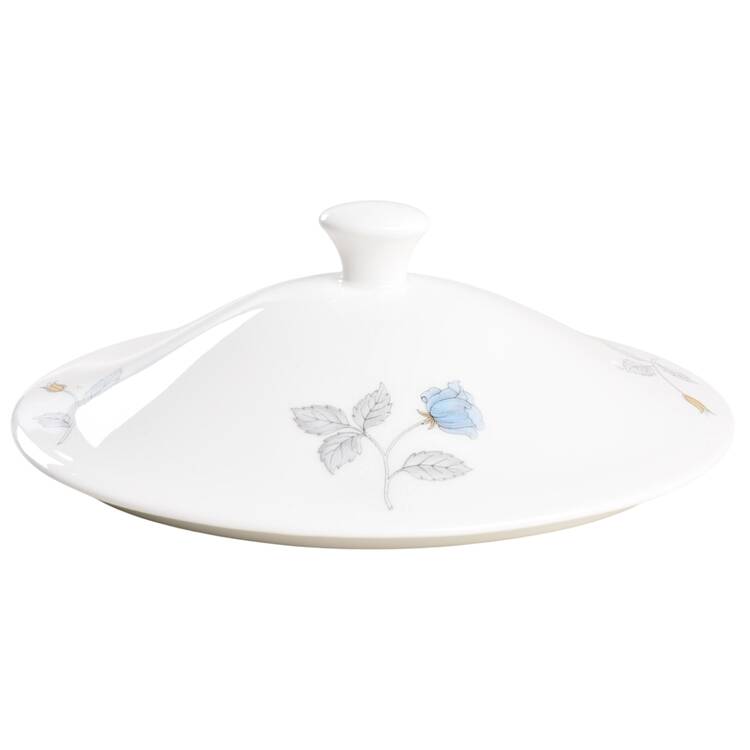 Ice Rose (No Trim) Lid for Oval Vegetable