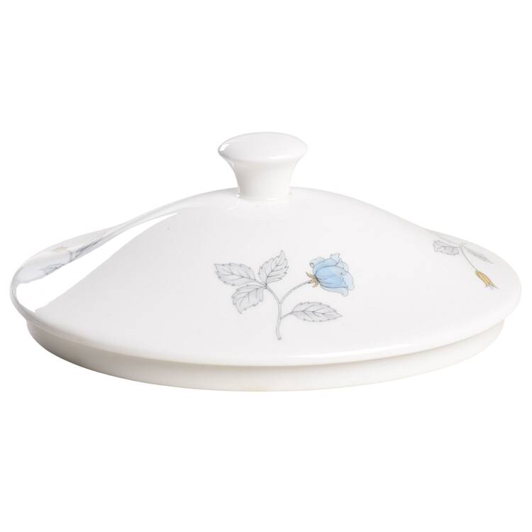 Ice Rose (No Trim) Lid for 6" Oval Casserole