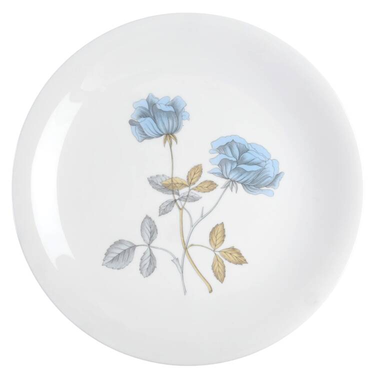 Ice Rose (No Trim) Dinner Plate