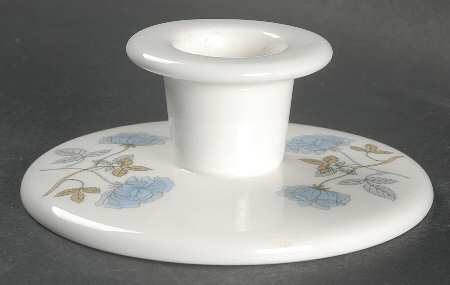 Ice Rose (No Trim) Single Light Candlestick