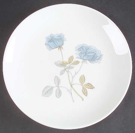 Ice Rose (No Trim) Dinner Plate