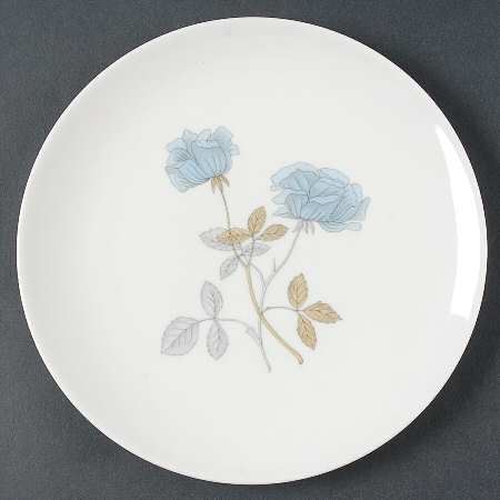 Ice Rose (No Trim) Salad Plate