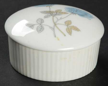 Ice Rose (No Trim) 2" Round Box & Lid
