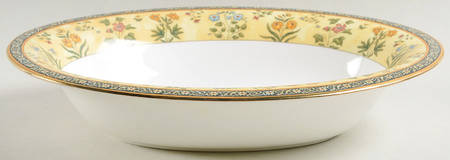 India 9" Oval Vegetable Bowl