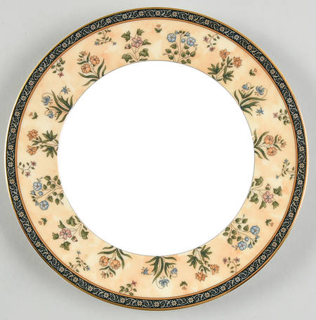 India Salad/Dessert Plate