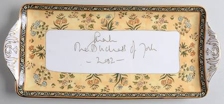 India 2002 Signed Special Edition Sandwich Tray