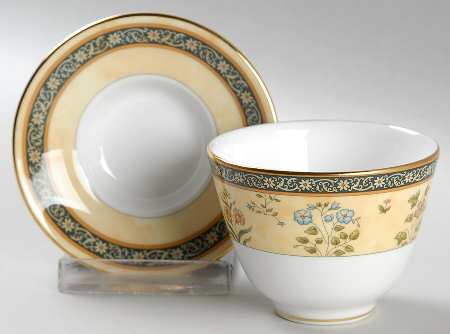 India Asian Flat Cup & Saucer Set