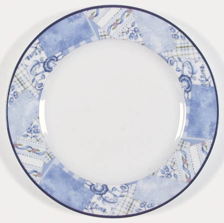 Indigo Salad Plate