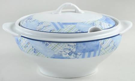 Indigo Tureen &  Lid