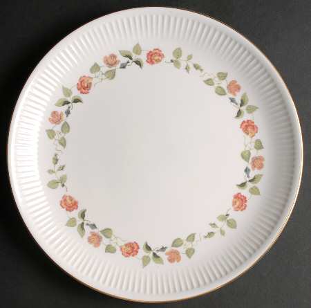 India Rose Cake Plate