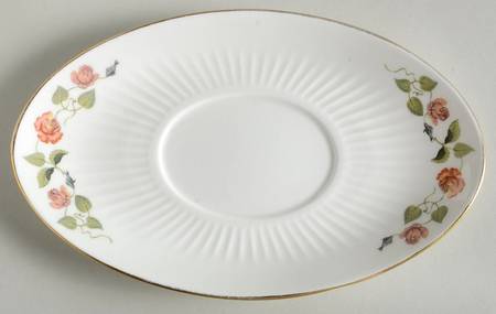 India Rose Underplate for Gravy Boat