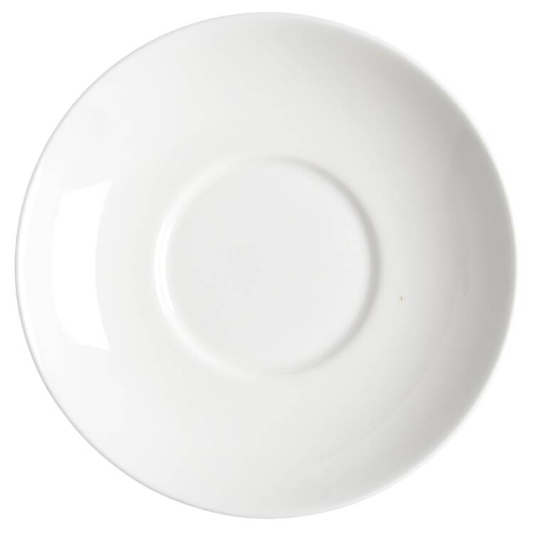 Inspiration White Saucer for Flat Cup
