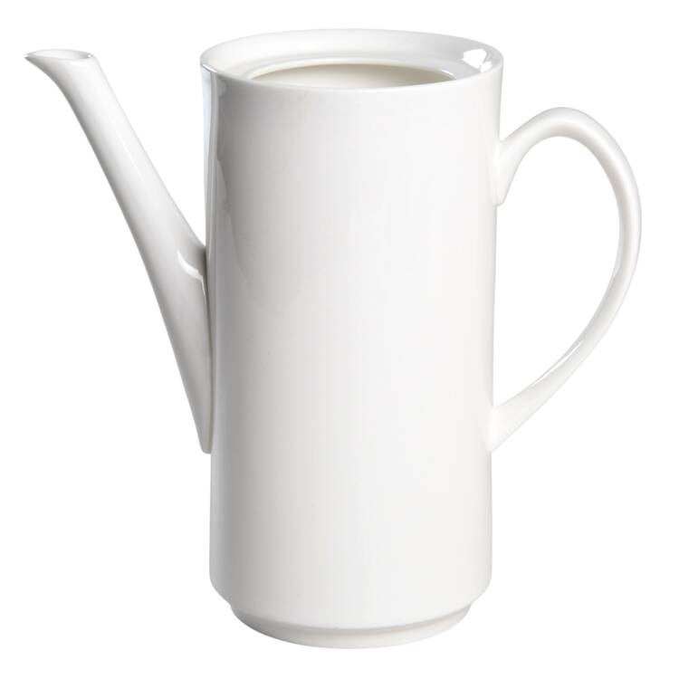 Inspiration White Coffee Pot No Lid