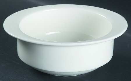 Inspiration White Flat Cream Soup Bowl