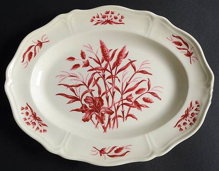 Iris 13" Oval Serving Platter