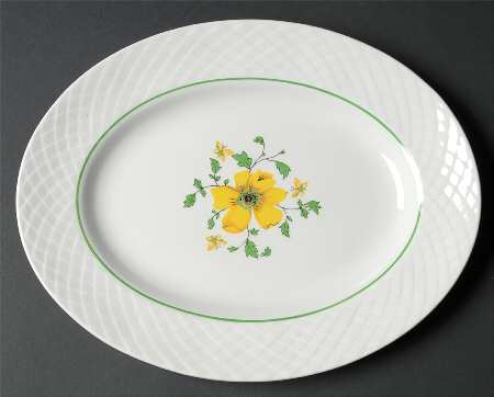 Jacqueline 12" Oval Serving Platter